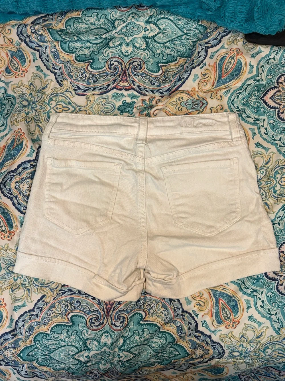Women’s White Denim Shorts